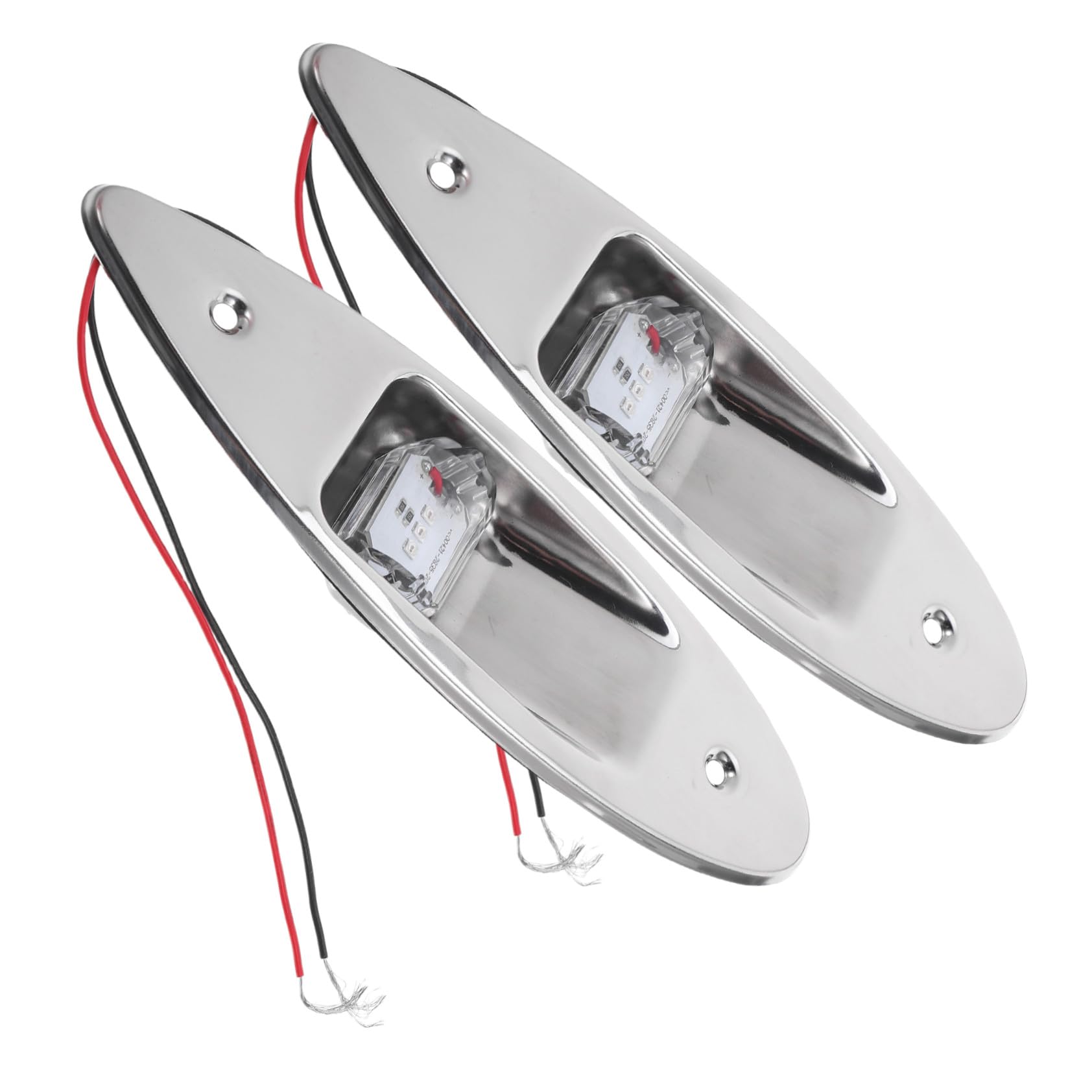 Feux de navigation LED bateau étanches, lumières de proue rouge vert - 8