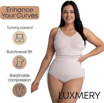Sculpting Shapewear Bodysuit - Tummy Control - Seamless Compression Body Shaper Women