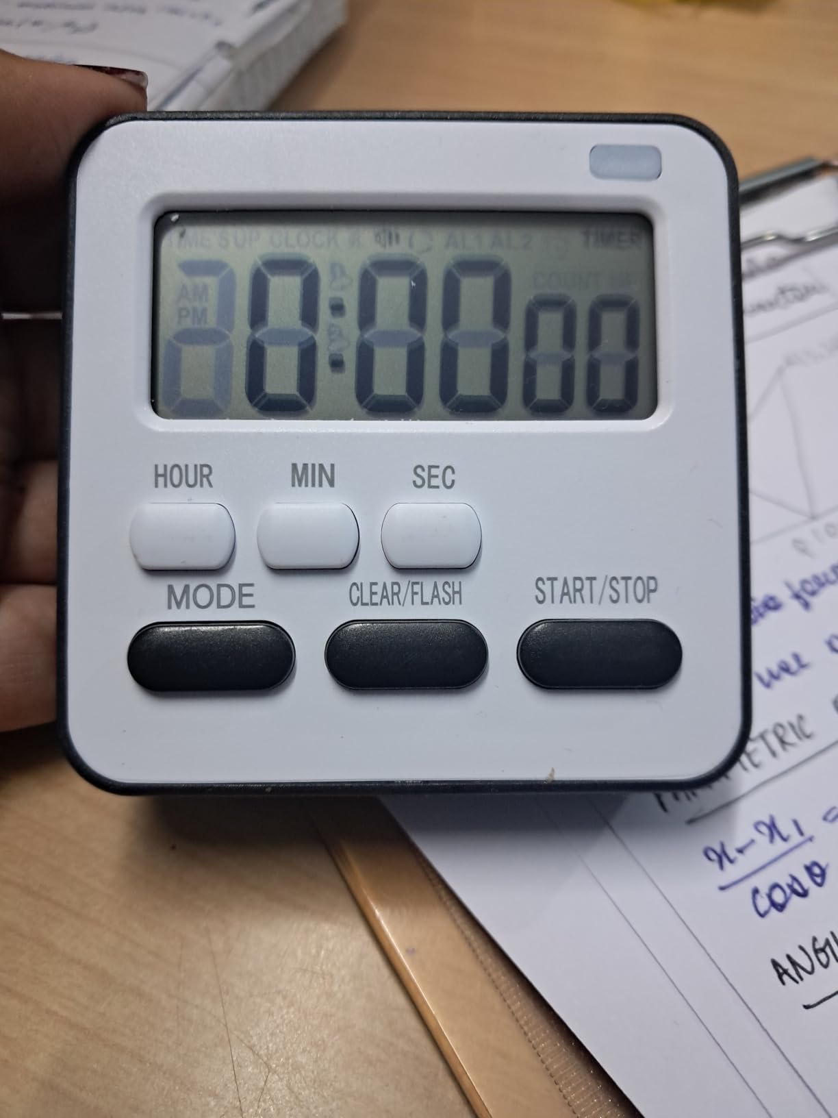 HESARU Digital Kitchen Timer Large Display | Loud Alarm Stopwatch ...