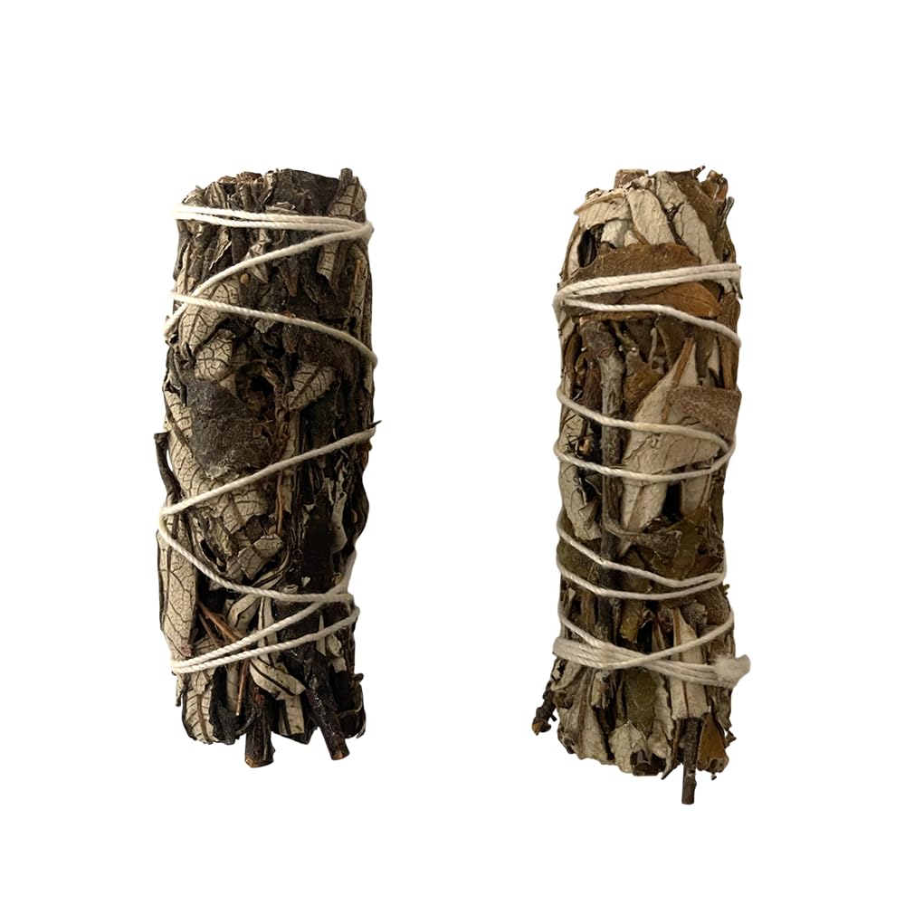 VIE Smudge Stick, White Sage and Yerba Santa 4", Pack of 2