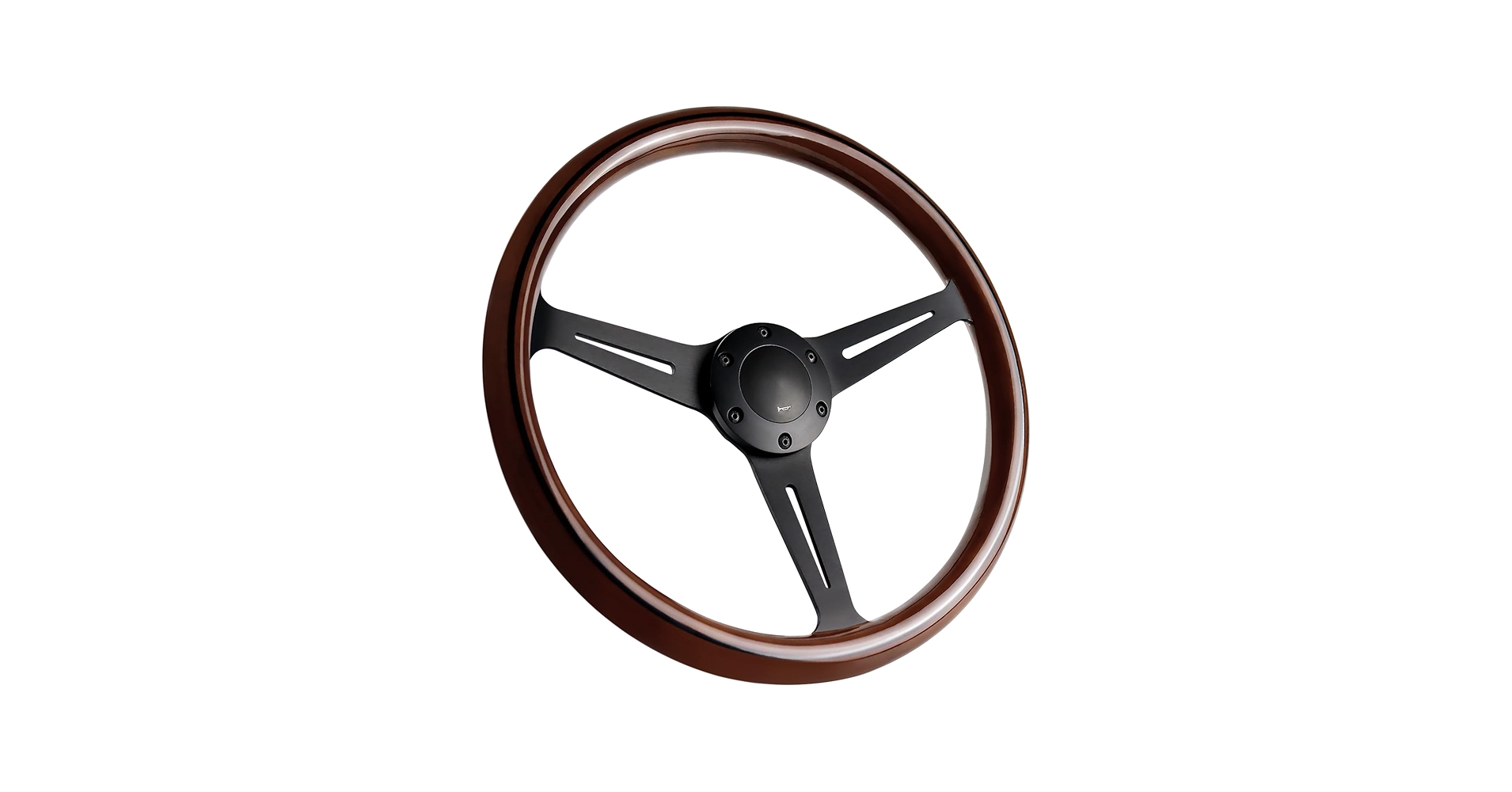Amazon.com: QYMOPAY 14'' 6-Bolt Wood Grain Racing Steering