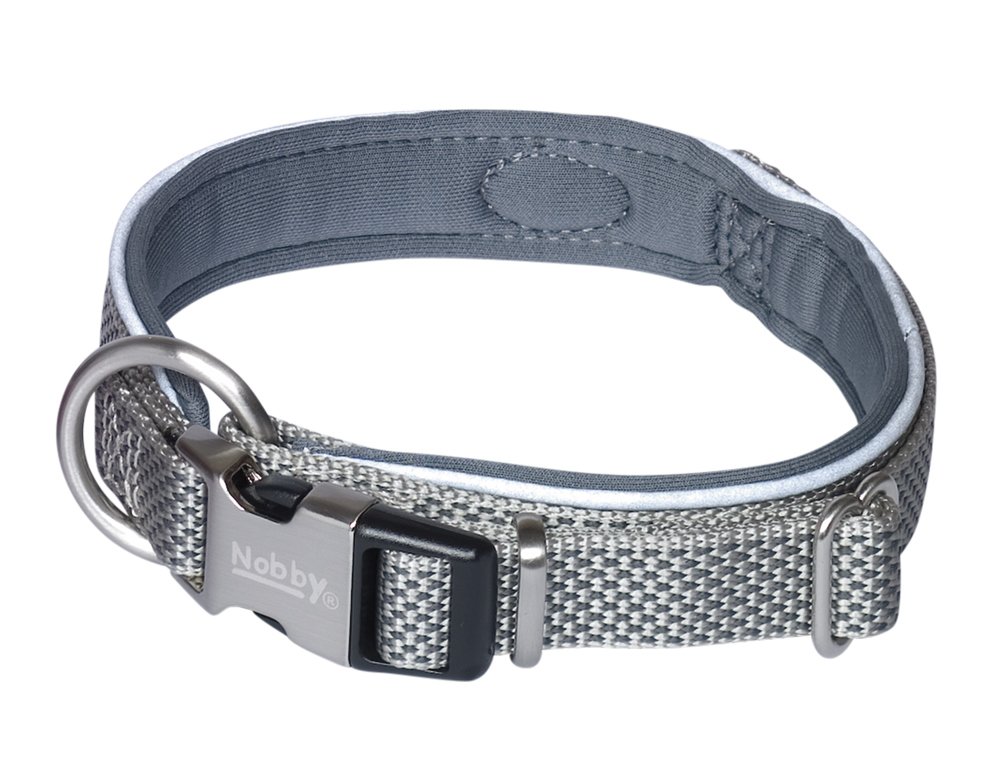 Nobby Collar "Classic Preno Royal" 80629-42, gray, XS-S (neck circumference 32-39 cm)