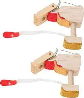 ERINGOGO 2pcs Action Accessories Piano Hammer Butt Piano Whippen Keypad Piano Keyboard Whips Keyborad The Piano Keytar Piano Action Parts Whippen Flange Piano Wooden Vertical Butt