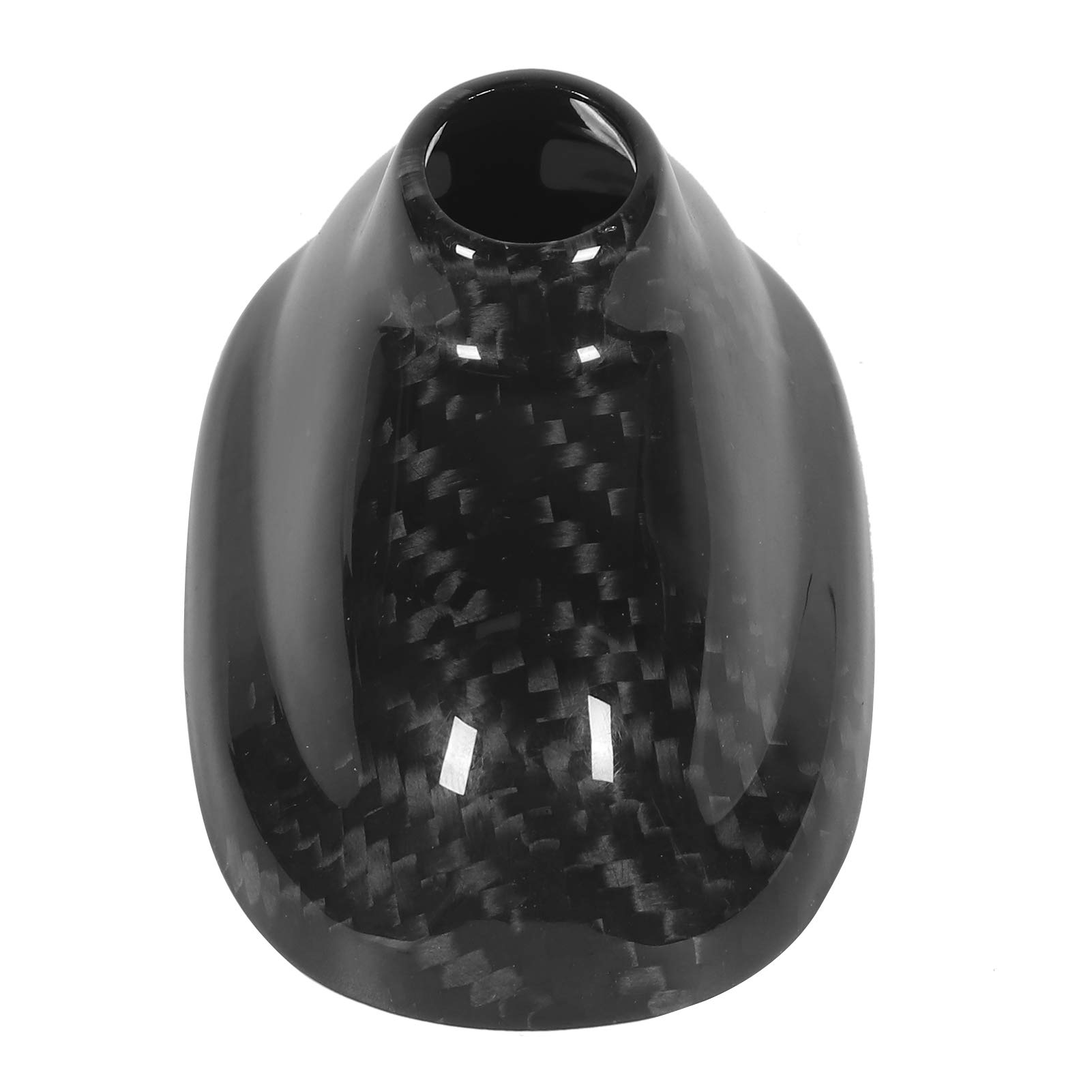 Lujosa Cubierta de Base de Antena de Fibra de Carbono, Decoración Exterior de Coche para R56 2006-2013 2,9x1,9 Pulgadas