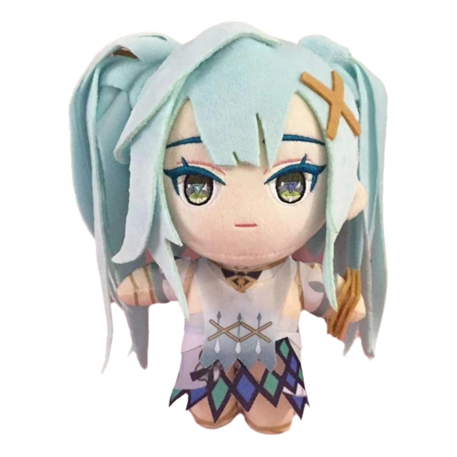 KUKUShining Genshin Plush, 20CM Soft Anime Impact Figure Stuffed Plushie Cute Cartoon Toy Doll For Gamer Fans Gifts(Faruzan)