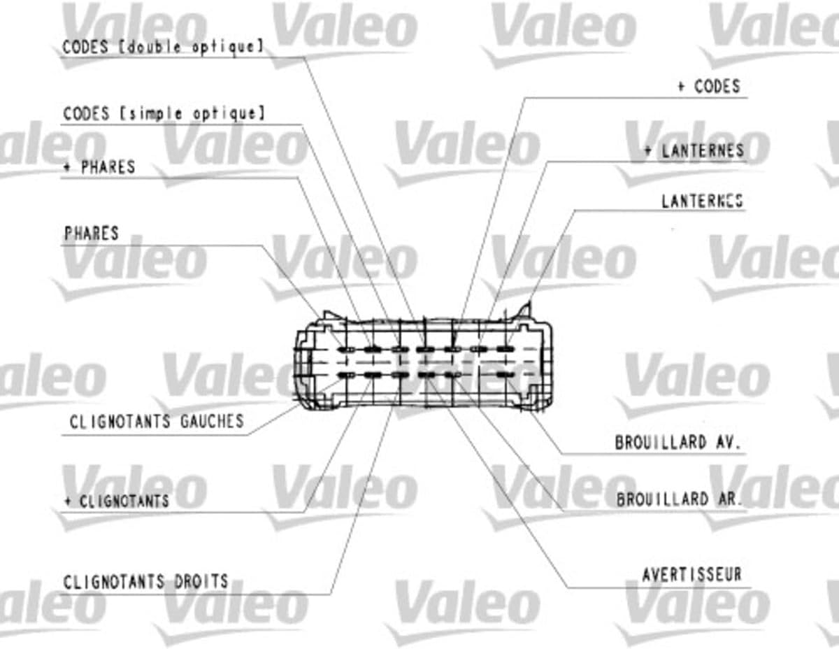 VALEO SERVICE 251439 Lighting Switch