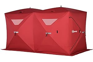 Outsunny 5-8 Person Ice Fishing Shelter: The Ultimate Winter Haven