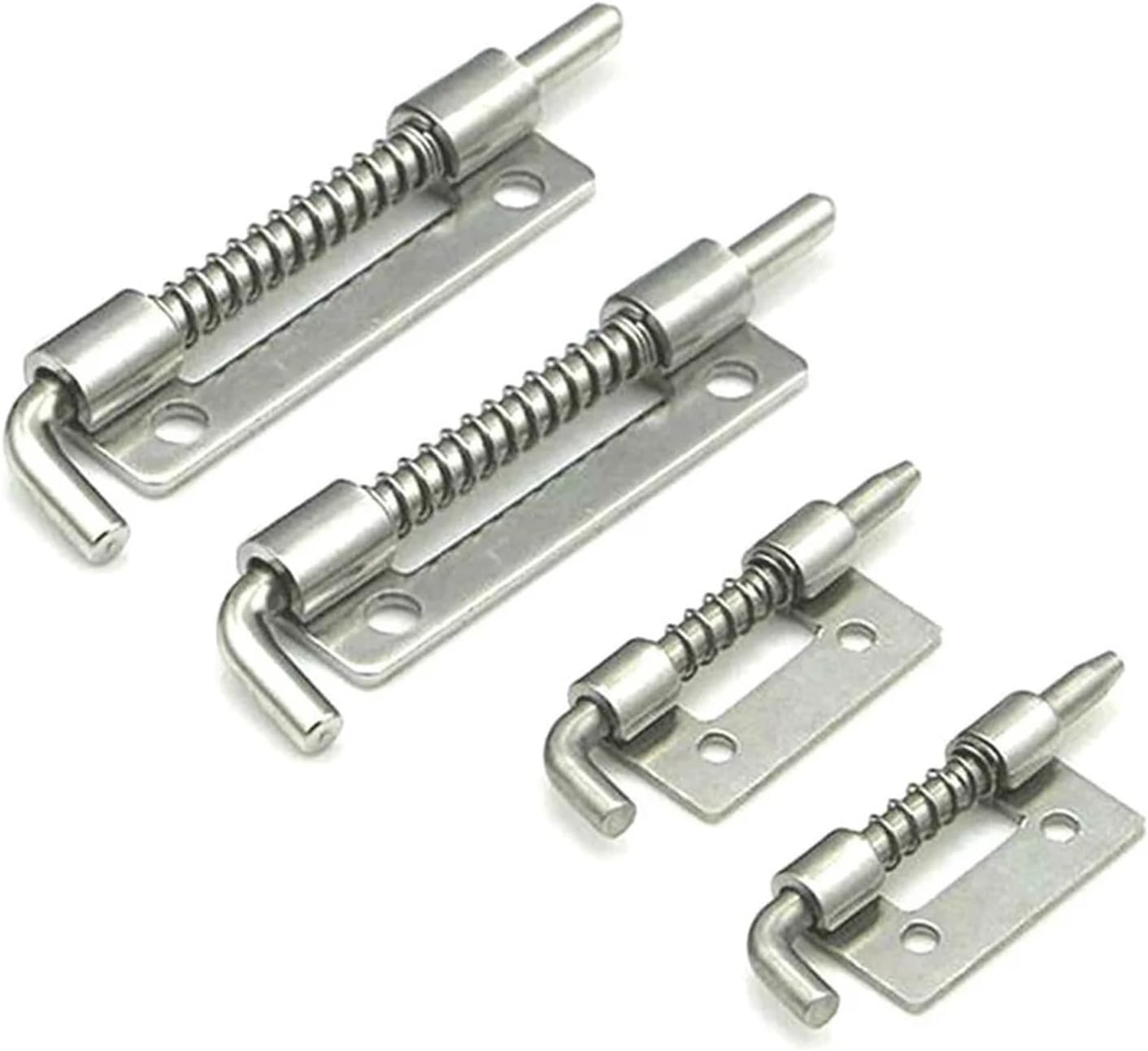 Spring Loaded Latch 20Pcs Latch Tone Door Bolts Spring Loaded Latches Cabinet Hinges Hardware Security Bolt(S Left)