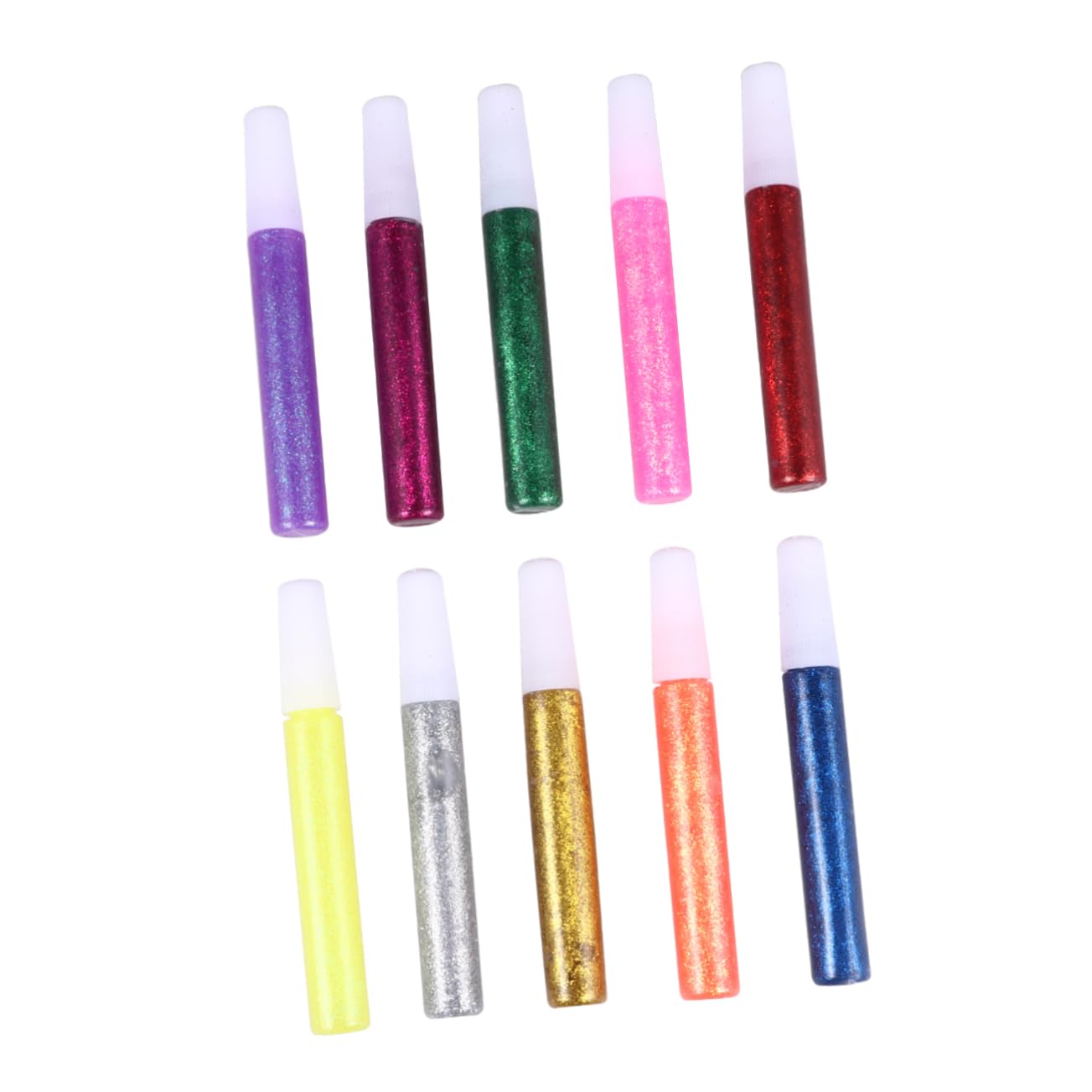 DOITOOL 5 Satz Glitzerklebestifte mit Glitter Gel für Basteln und Handarbeiten Zufällige Farbe
