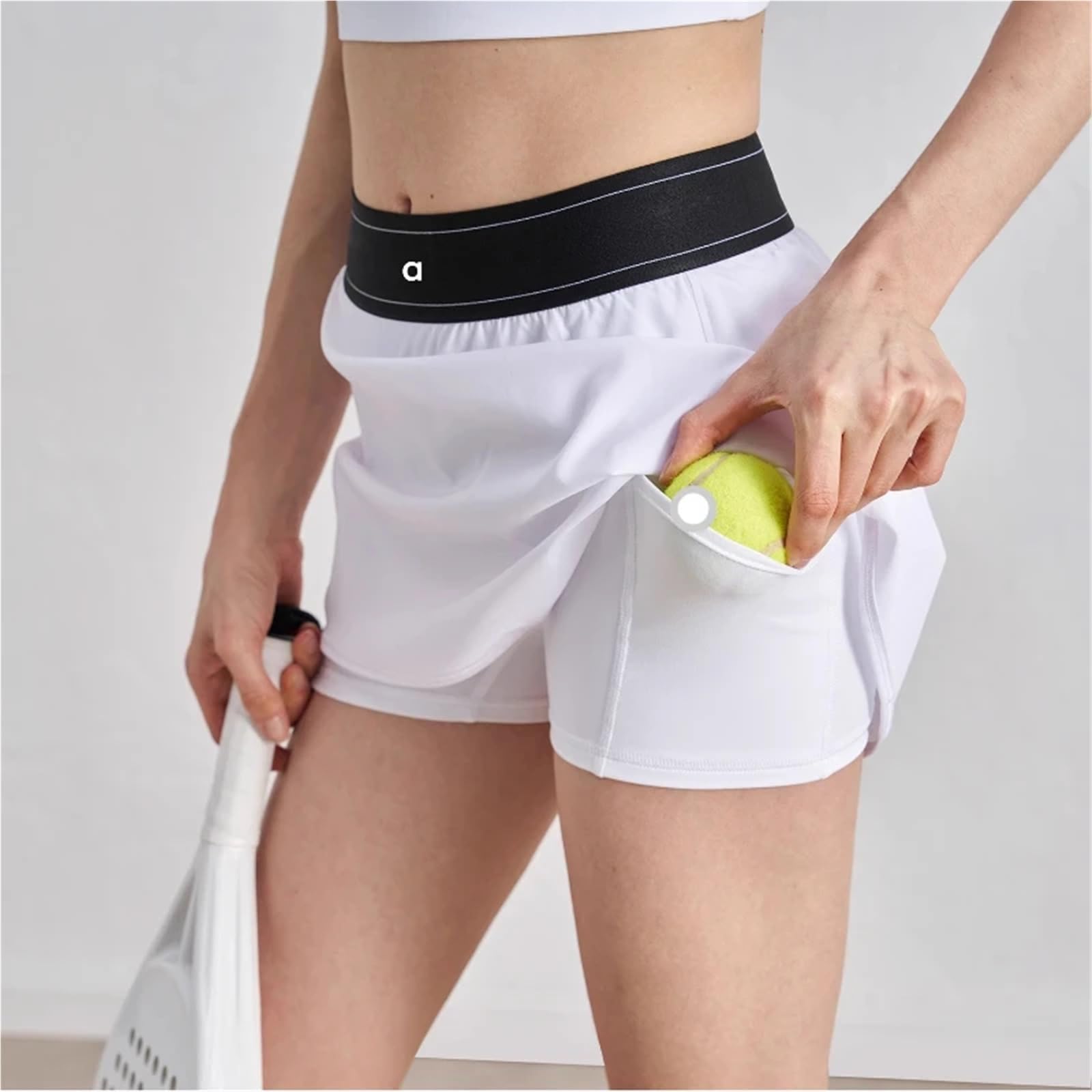 Falda Deportiva for Deportes al Aire Libre, Falda de Tenis, Fitness Transpirable Falda Tenis Mujer