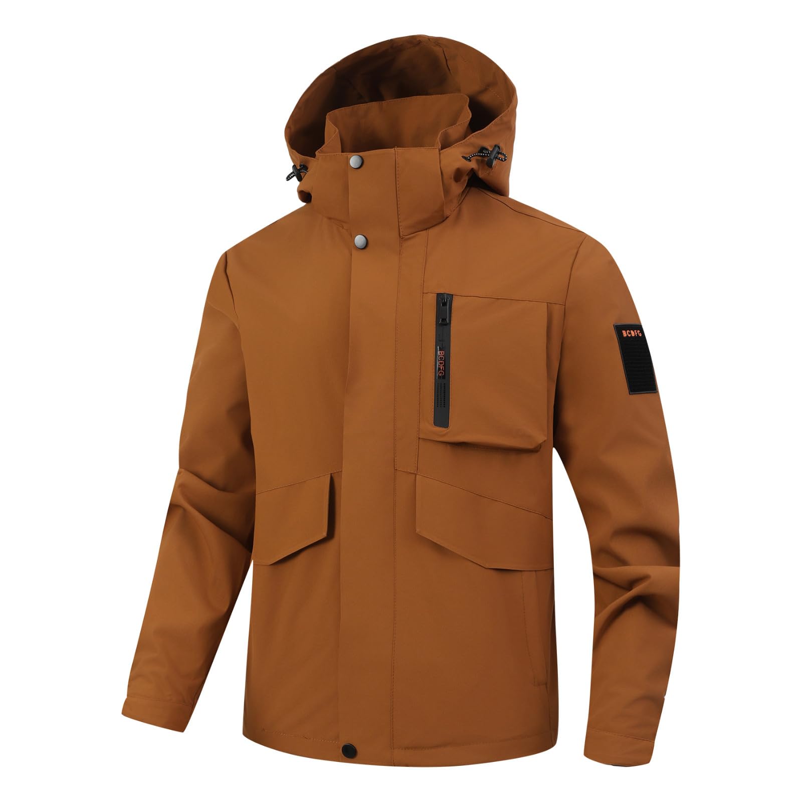 Chaqueta de entretiempo para hombre impermeable estilo hardshell cómodo y versátil para primavera 4