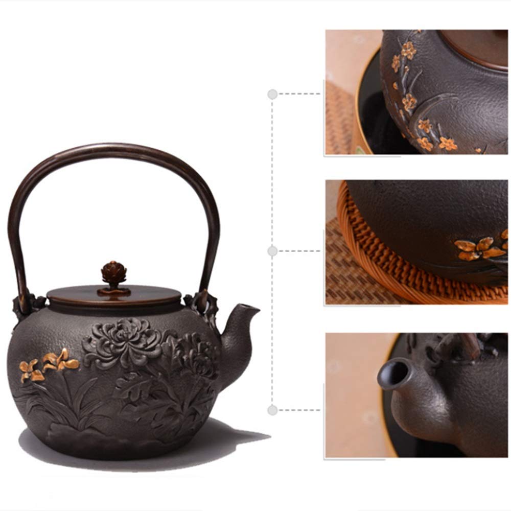 Porcelana Hervidor de té de Hierro Fundido imitación del Sur de japón hervidor de Hierro hervidor