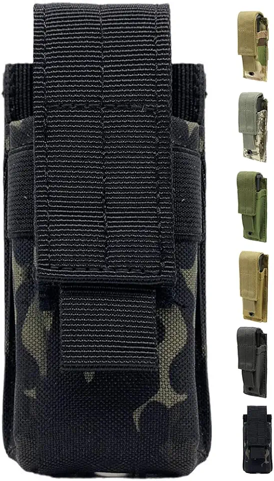 Coldre de lanterna tática pequeno, bolsa para cinto MOLLE