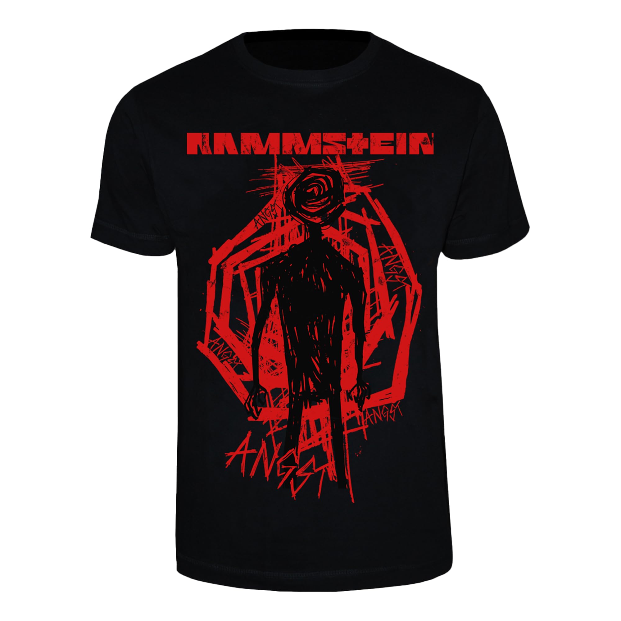 Rammstein T-Shirt Schwarzer Mann (XXL), Official Band Merchandise
