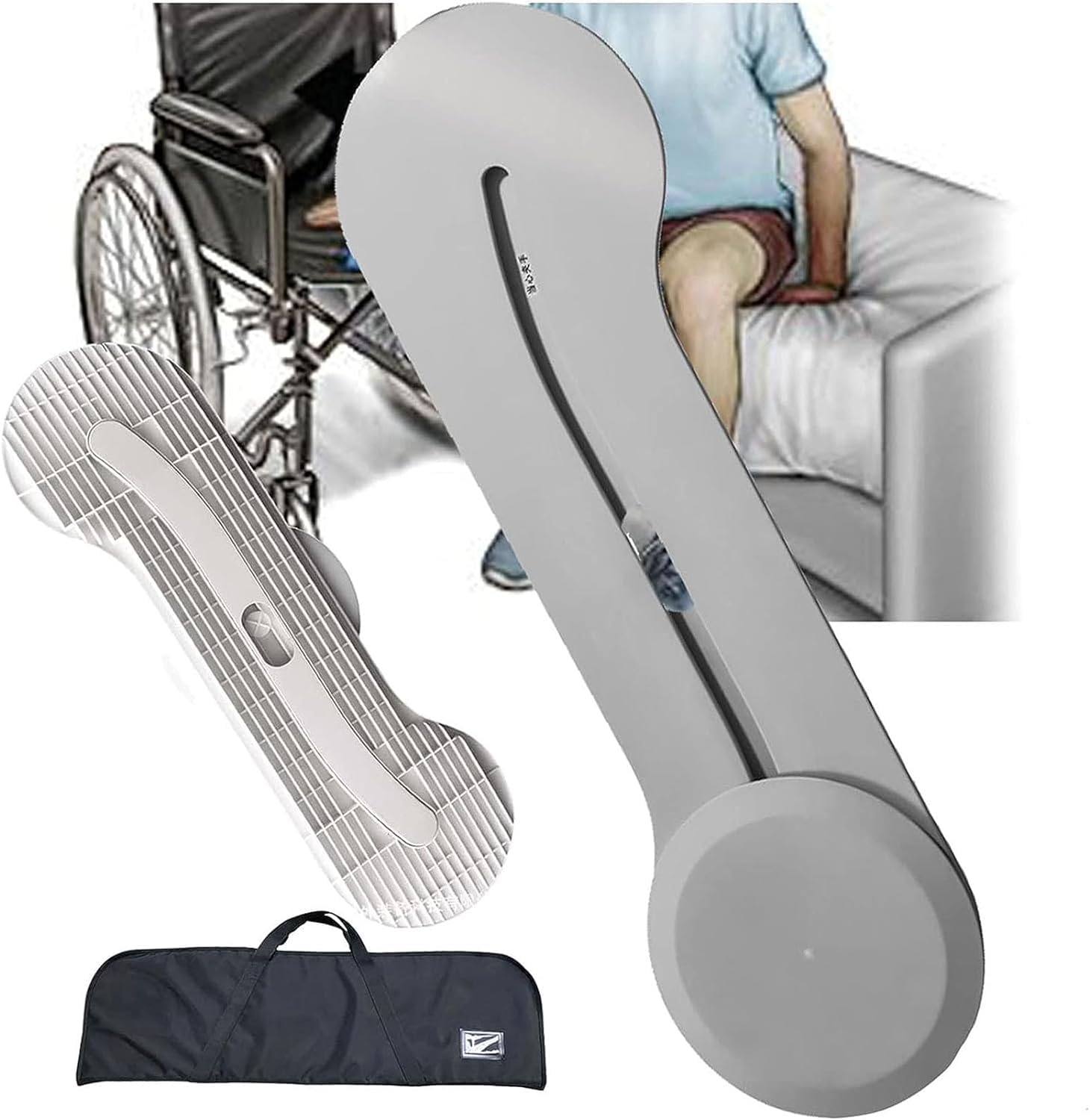 Wheelchair Sliding Transfer Boards, Transfer Board for Elderly and Disabled, Car/Bathtub/WC Transfer Board, Bearing 400lbs