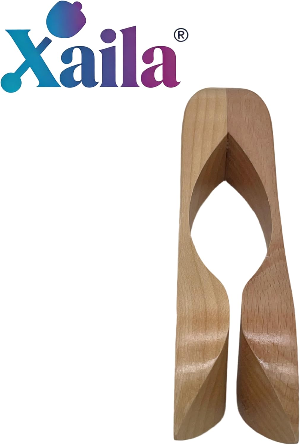 Xaila Handmade Wooden Musical Spoons – 9 Inch Traditional Percussion Instrument with Authentic Folk Sound, Irish Celtic Rhythm Sticks | Unique Gift for Music Lovers, Beginners