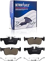 Vista 30 de Detroit Axle - Pinza de freno lateral del pasajero trasero + pastillas de freno de repuesto para Silverado Sierra 1500 Tahoe Yukon Astro Deville