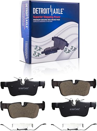 Miniatura 30 de Detroit Axle - Pinza de freno lateral del pasajero trasero + pastillas de freno de repuesto para Silverado Sierra 1500 Tahoe Yukon Astro Deville