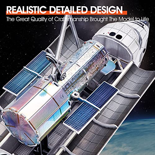Nasa Space Shuttle Discovery 3D Puzzles For Adults Kids Space Toys For Boys 5-8 Rocket Ship Puzzles For Kids Ages 8-10 12-14 Building Toys Crafts For Adult Space Exploration Puzzle, 126 Pieces #TOP4