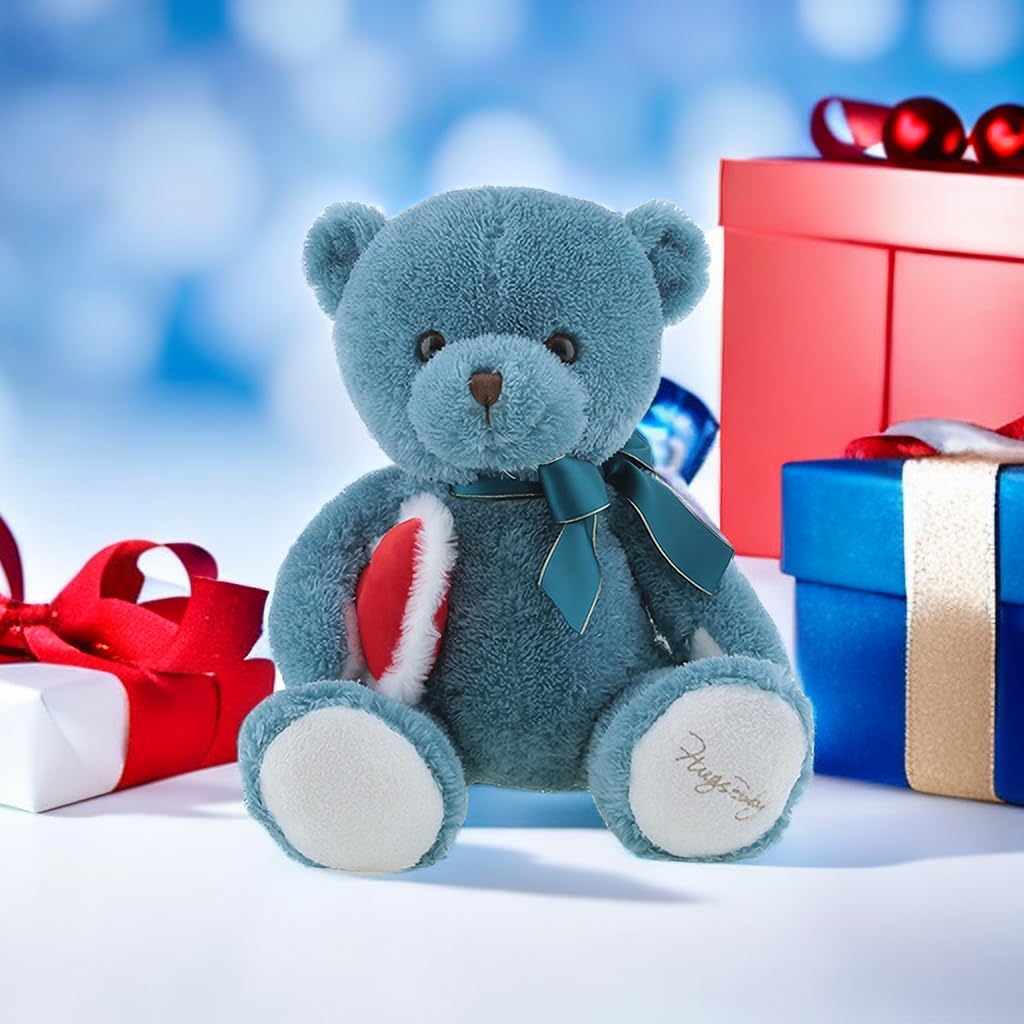 SCIARPA A QUADRETTI rimovibile Boyds Bears mini orsacchiotto peluche