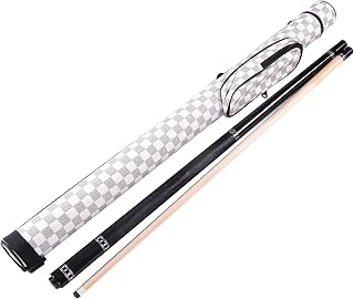 ACDWSXRT Taco de Billar Rosa American Pool Cues 58", 1/2 Split Maple Pool Cues Head 11.5-13mm Patrón de Lagarto Cuero Hecho a Mano(Color:Rod Barrel Set;Size:13)