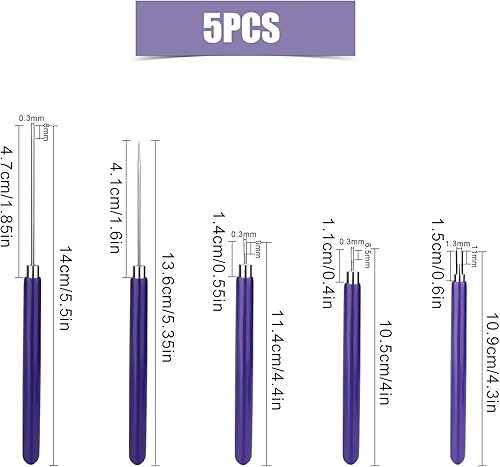 Miniatura 8 de Savita 7 herramientas de flores de papel, herramientas ranuradas que incluyen un curling entrenador y un par de pinzas para enrollar flores de