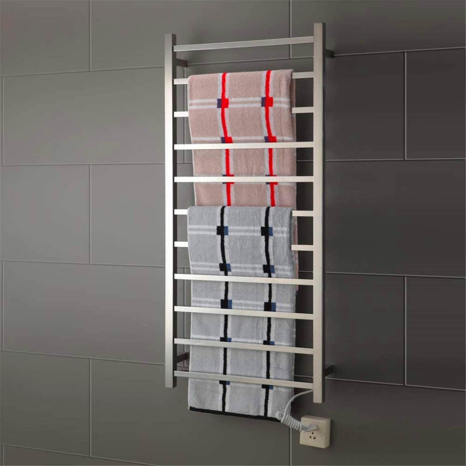 Barra riscaldante da Parete per Bagno, scaldasalviette Elettrico da 110 W a Risparmio energetico, Hardwiring