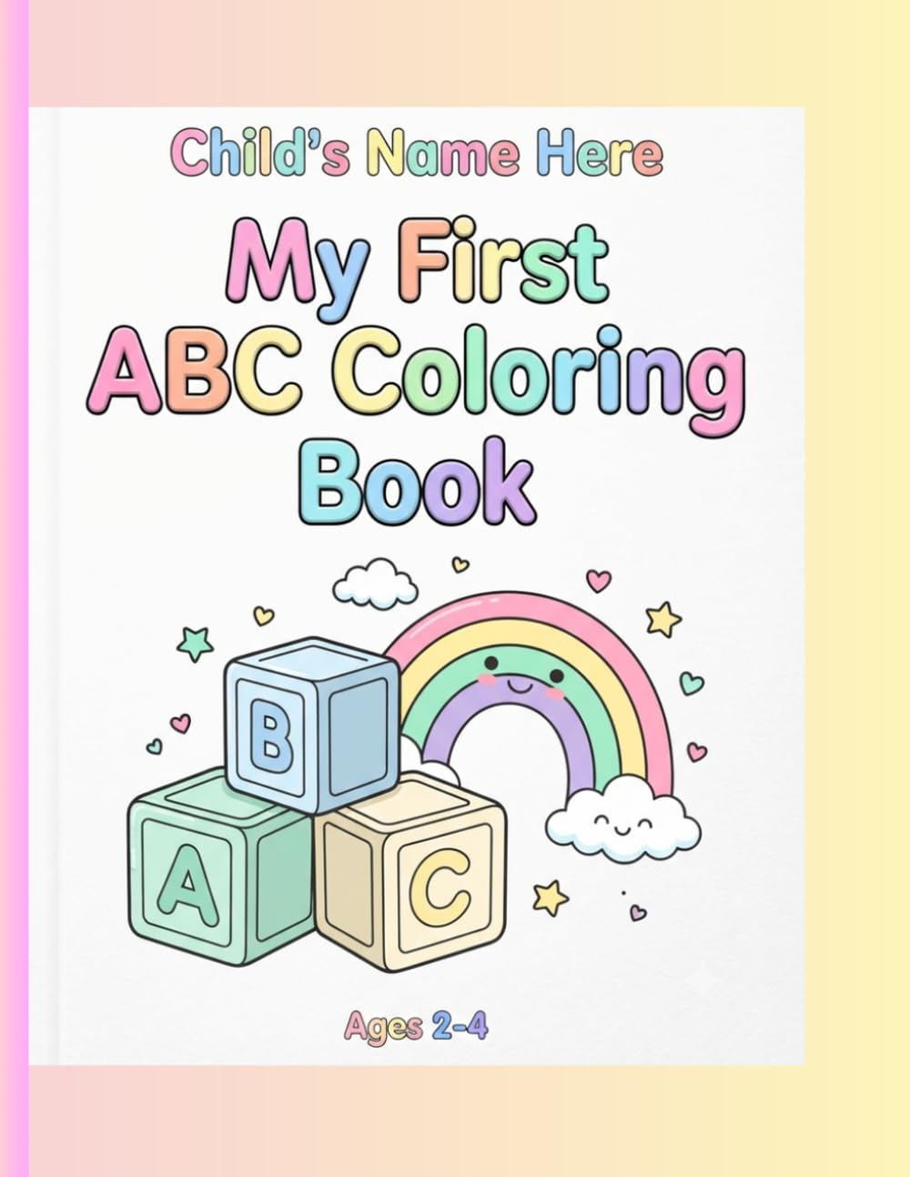 My first ABC coloring book