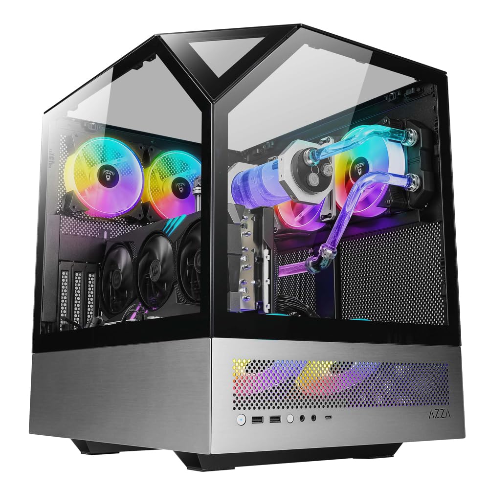 Amazon.com: AZZA CSAZ-810 Sanctum ATX Case/Gaming/ATX Mid-Tower