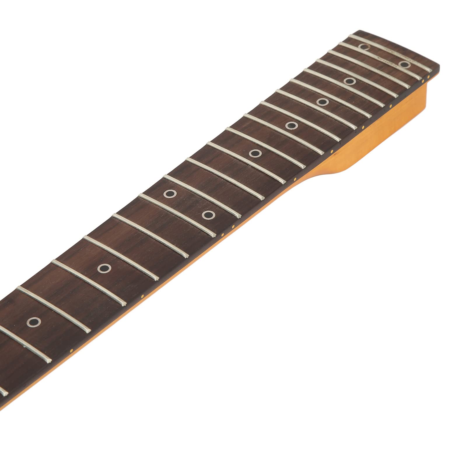 CHICIRIS Manico per Chitarra, Tastiera per Chitarra Elettrica in Legno d'acero con 24 Tasti per Utenti e Baritono