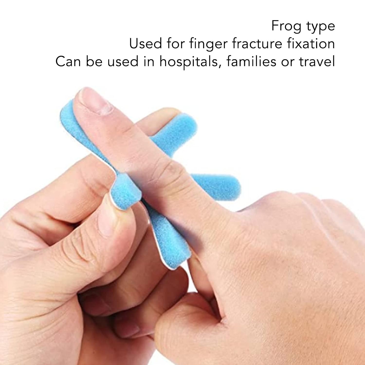Brrnoo Metal Finger Support Finger Knuckle, 3pcs Frog Type Finger Splint Straightening Support, Finger Support Brace Finger Stabilizer for Broken Fingers Straightening Arthritis