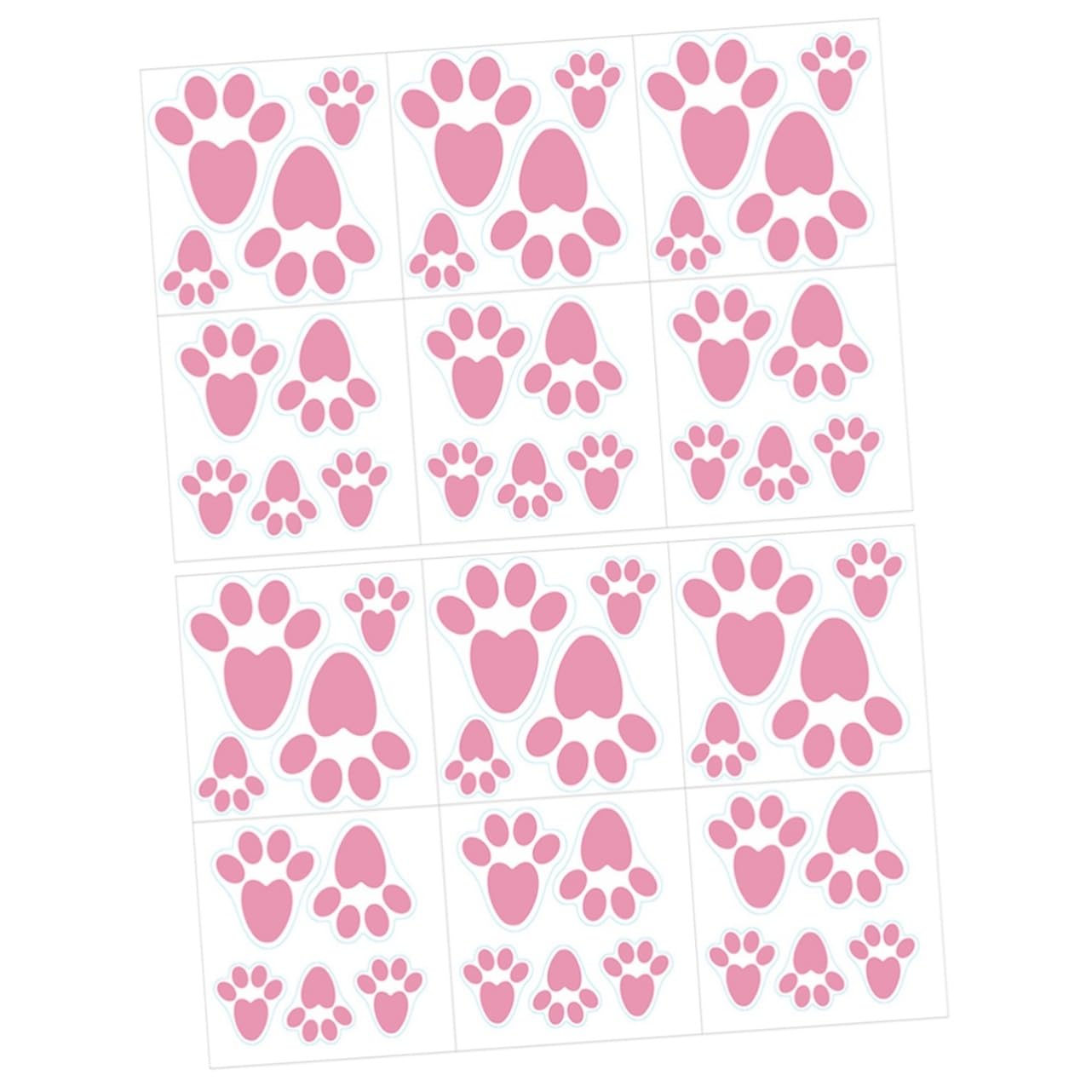 Sticker autocollants costume gonflable Ciieeo pour décoration de Pâques - 12 feuilles