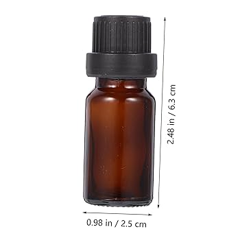Amazon.co.jp: AUTSUPPL エッセンシャルオイルボトル 10ml 茶色