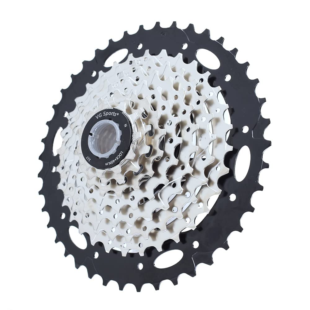 VG SPORTS 8 Speed Cassette 11-25T/11-28T/11-32T/11-36T/11-40T/11-42T for Road Bike/MTB Cassette, Bike Cassette Compatible with Shimano/Sram