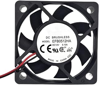 for EFB0512HA 12V 0.15A 5500RPM 50X50X10MM 2-Wire Cooling Fan