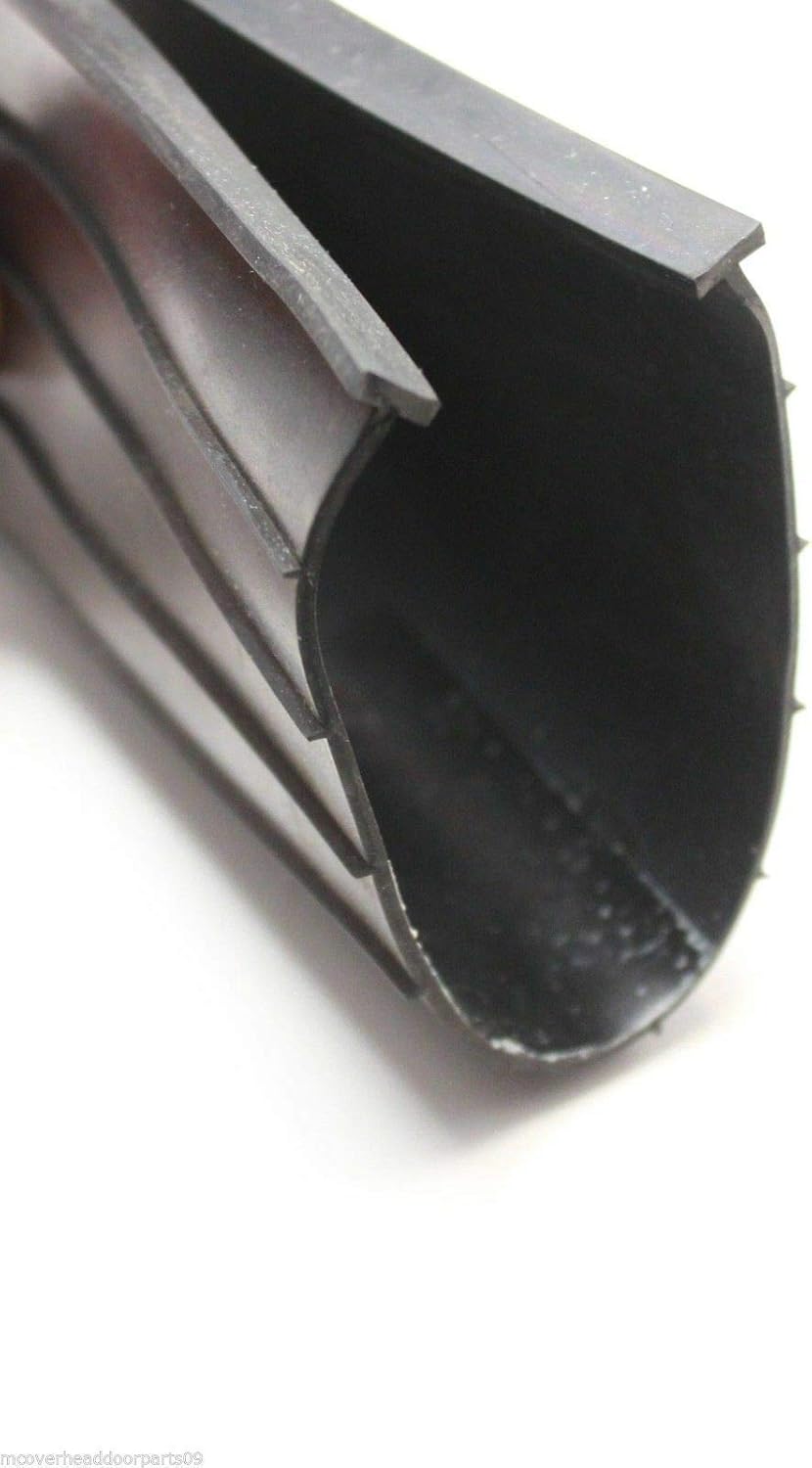 6" T-Style Garage Door Bottom Weather Seal - Heavy Duty Premium Rubber with 5/16" T Style - 16' Wide Door