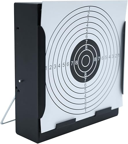 Target Bb Gun Target, Bb Gun Target, viene con 20 objetivos de papel y, reinicio automático, cuadrado, hierro, diseño portátil adecuado para