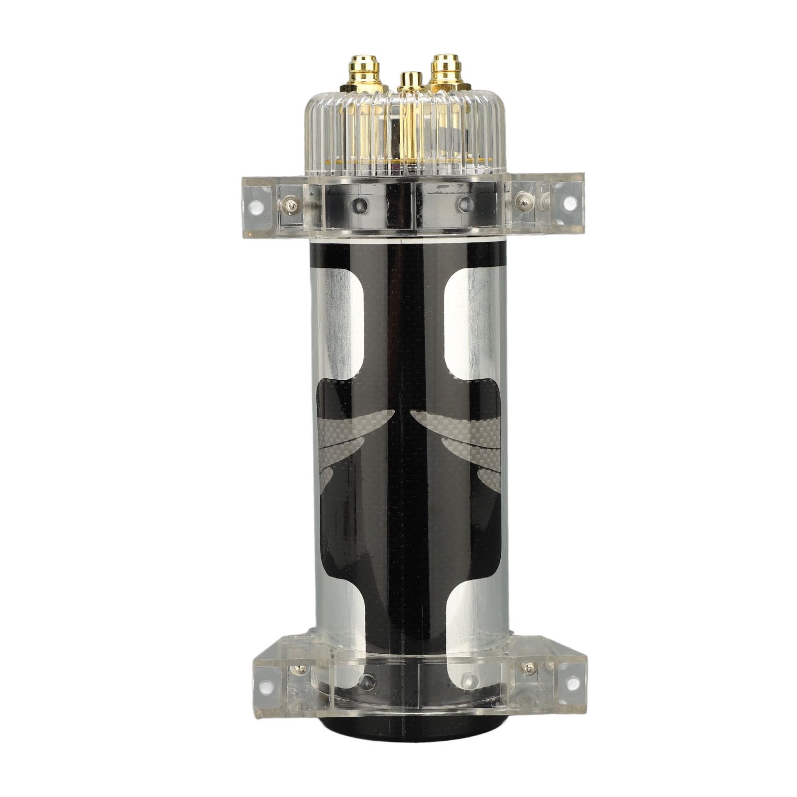 Akozon Condensador de Potencia Digital de Alto Rendimiento de 9,0 Faradios para de Sonido de Automóvil