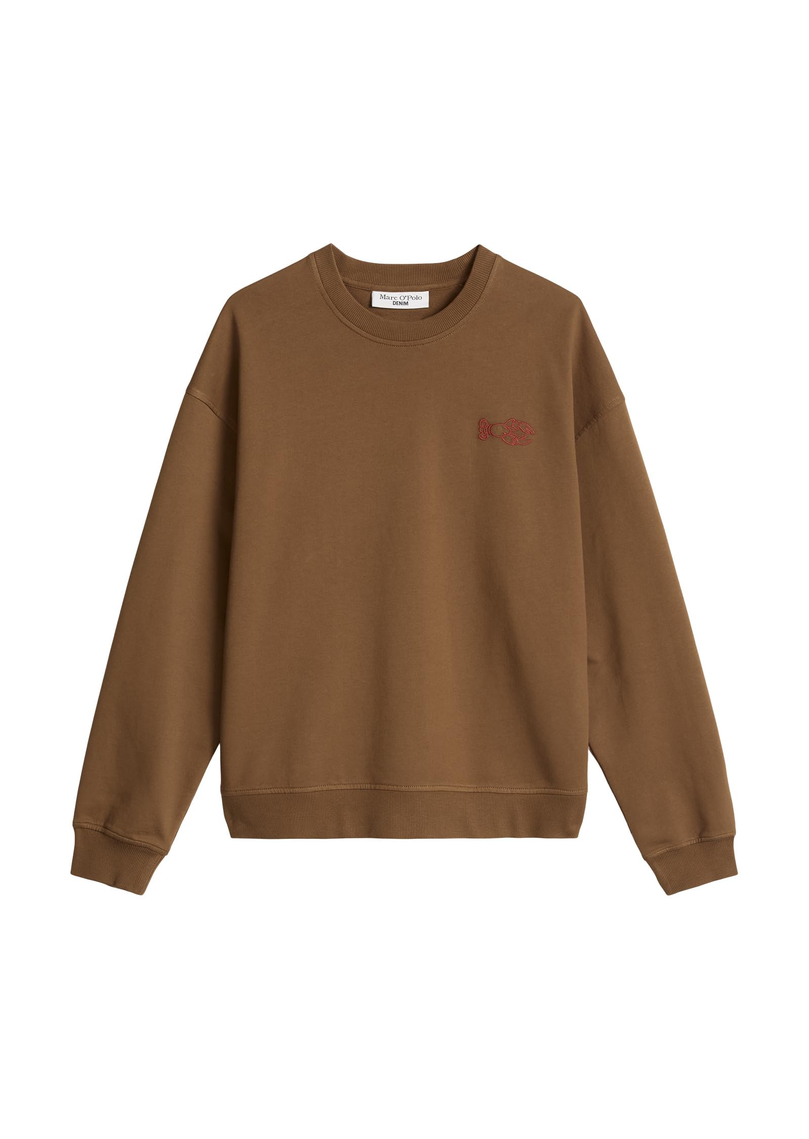 Marc O'Polo Denim Crayfish Capsule Sweatshirt, Backprint mit markantem Rückenprint