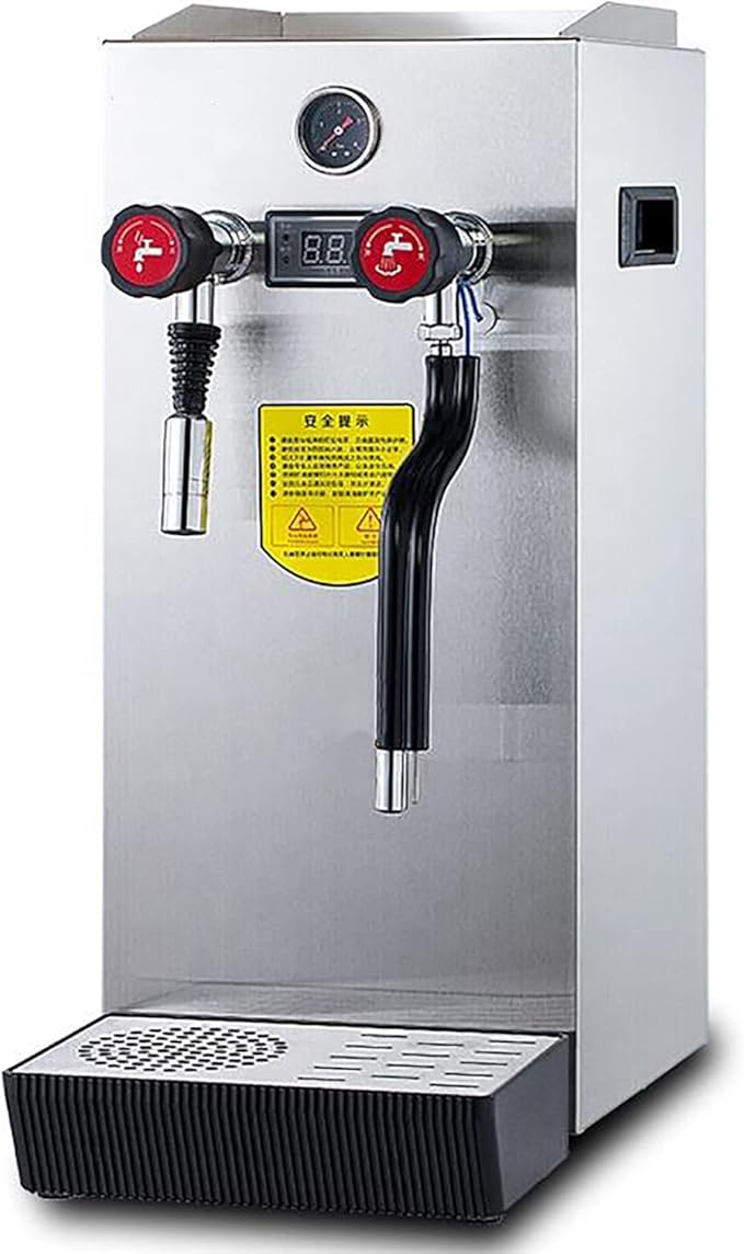 Amazon 業務用ミルク泡立て器 10L スチーム ミルク フォーム マシン ミルク スチーマー 全自動 沸騰 電動 コーヒー フォーム