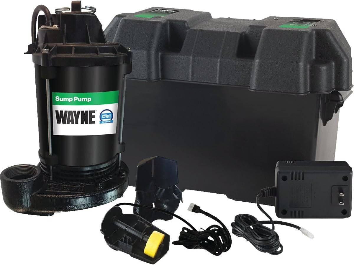 12 Volt Battery Back Up Sump Pump