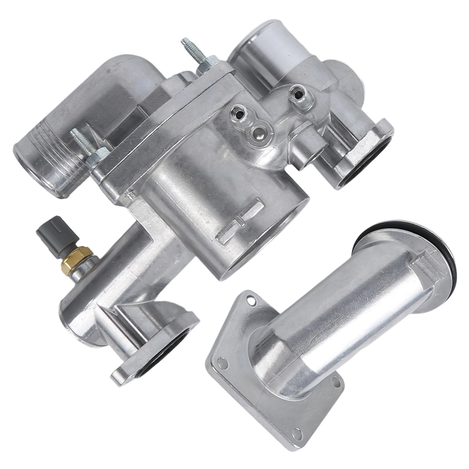 Amazon.com: AJ89485 Aluminum Engine Coolant Thermostat Housing for
