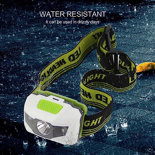 Image of Super Bright LED Headlamp Head Torch Red Flashlight Camping Headlight - Waterproof, Adjustable, 3 Modes