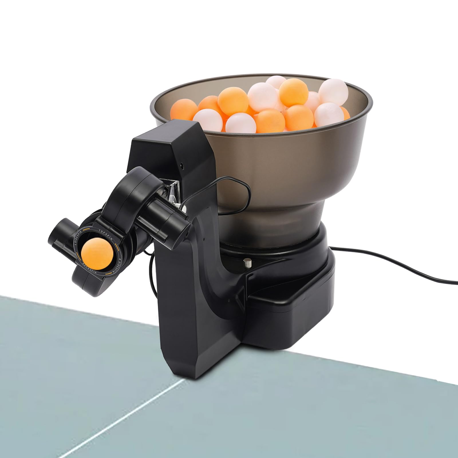 Table Tennis Robot, Ping Pong Robot Machine, Ping Pong Automatic Ball Machine Table Tennis Robots Ball Machine, Ping Pong Machine for Training with Table Tennis Balls, 110 Table Tennis Balls