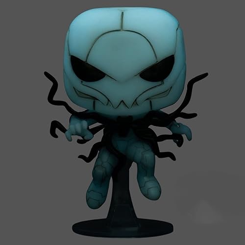 Miniatura 2 de Funko Pop! Venom Poison Spider-Man Glow in The Dark Chase (exclusivo EE) incluido con EcoTEK Pop Protector