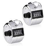 SLTG2020 2PCS Set Portable 4 Digit Handheld Number Click Golf Counter Tally Recorder