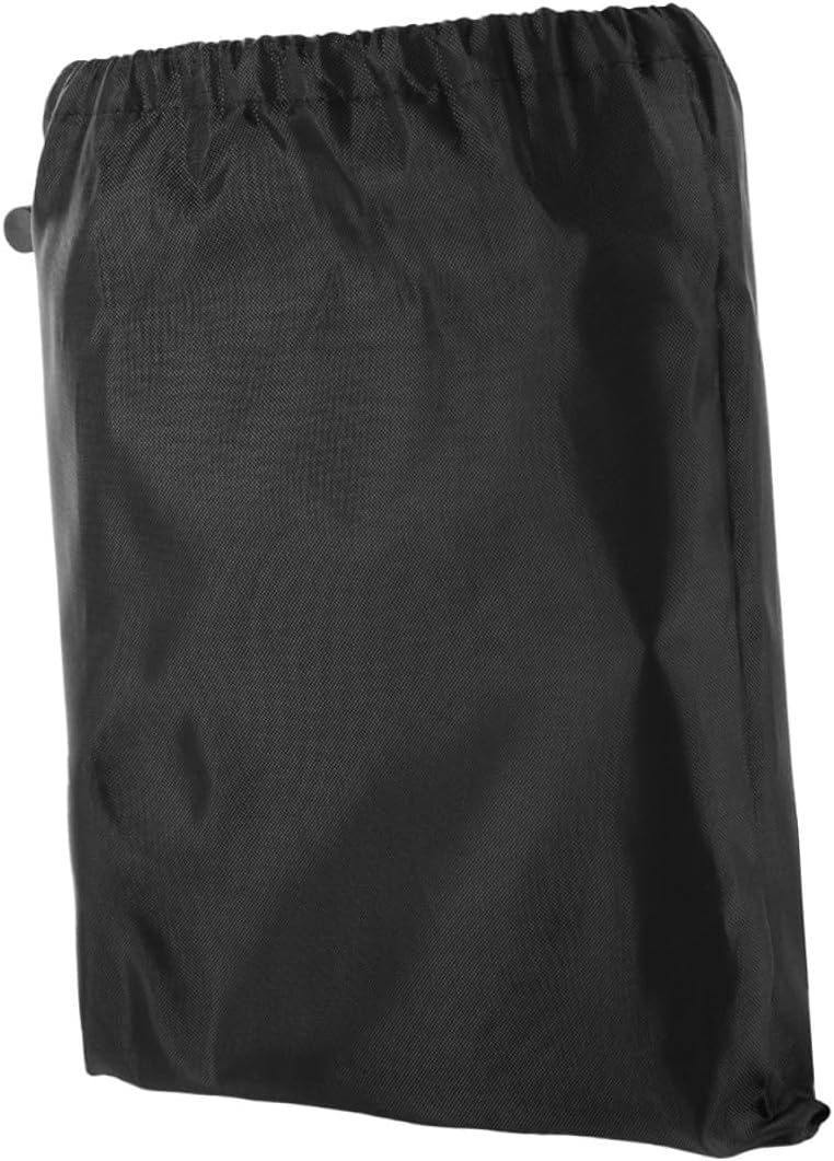 Waterproof Garden Leaf Waste Bag with Drawstring Black Lawn Yard Leaf Bag and Garden Waste Disposal