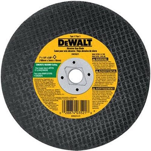 DEWALT DW3521 Hoja abrasiva de mampostería de 7 pulgadas x 18 pulgadas, color negro