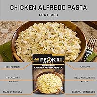 Vista 24 de Peak Refuel Pasta de Carne con Salsa Marinara 49g de Proteína 1040 Calorías Carne 100% Real Comida Premium Deshidratada al Vacío