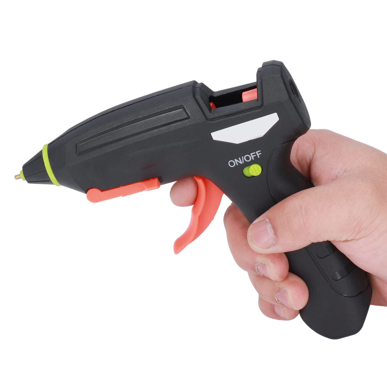 Hot Glue Tool, Cordless Glue Tool Kit with 5Pcs Sticks, USB Rechargeable Mini Craft Tool, for Wood Plastic Glass Metal Stone